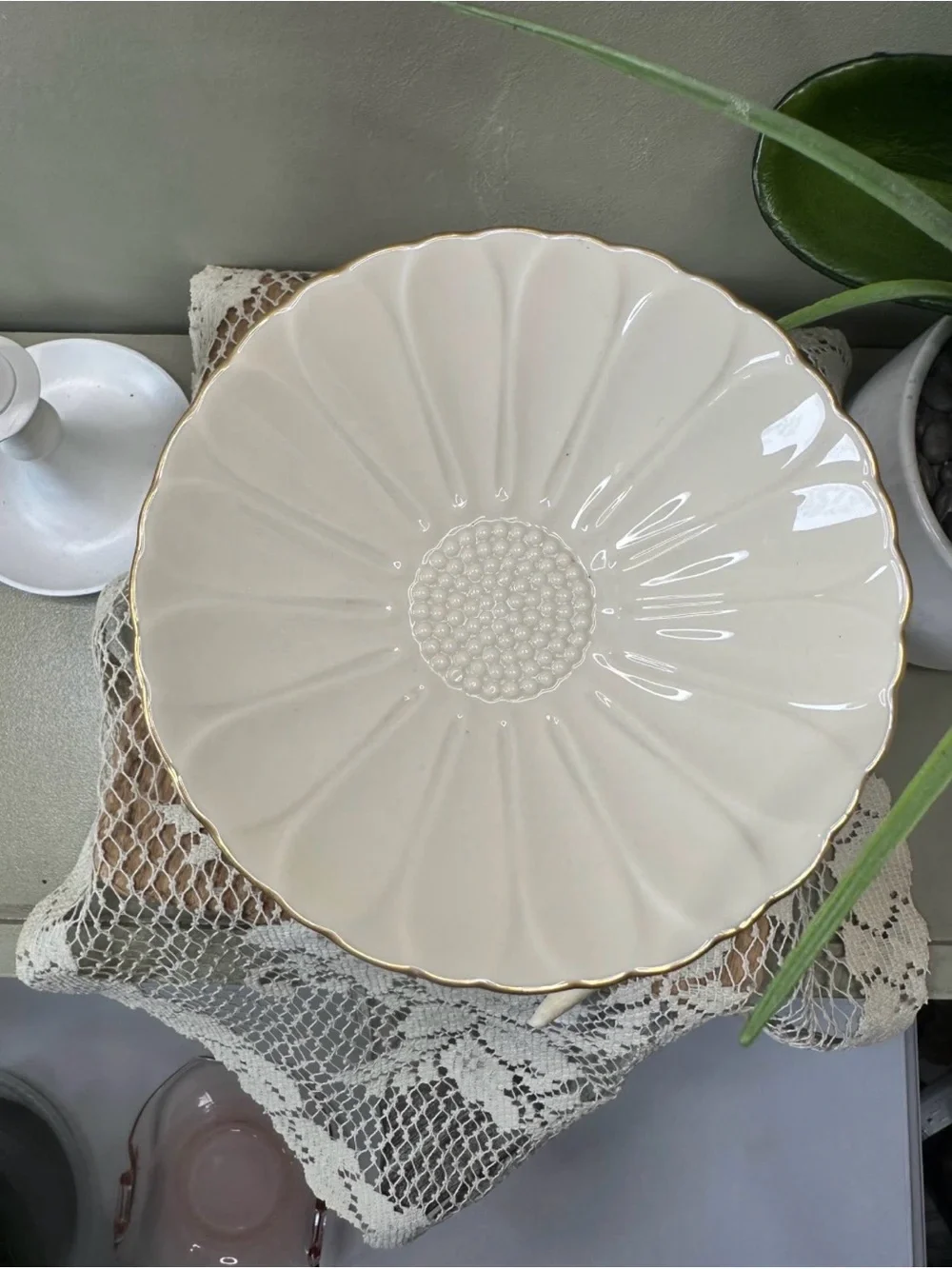 Lenox Sunflower Pedestal Candy Dish